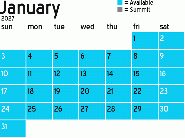 Missionary Dinner Calendar
