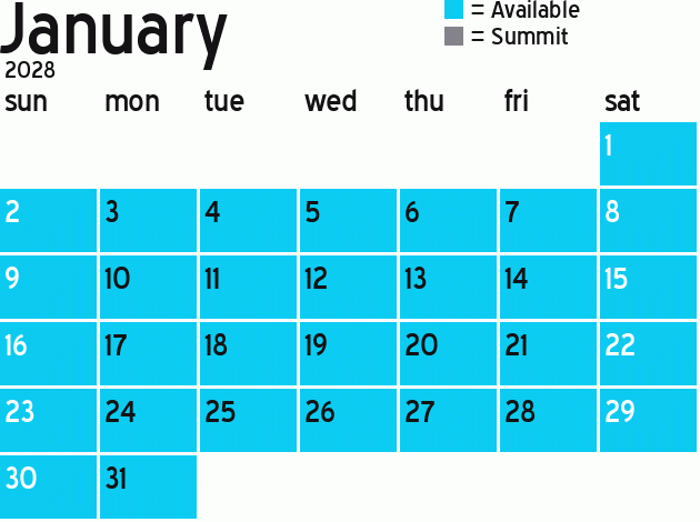 Missionary Dinner Calendar