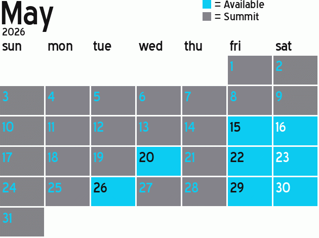 Missionary Dinner Calendar